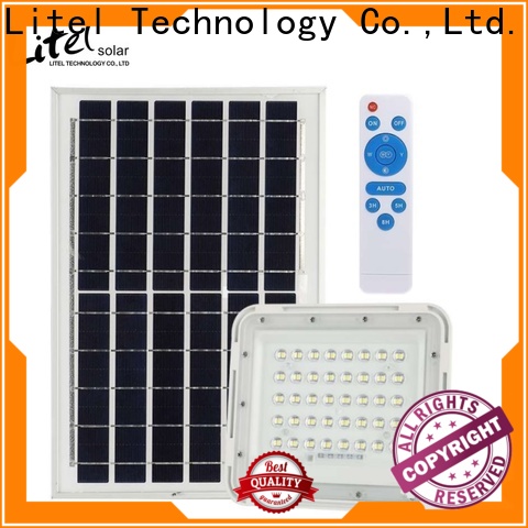 Litel Technology remote control solar flood lights bulk production for factory