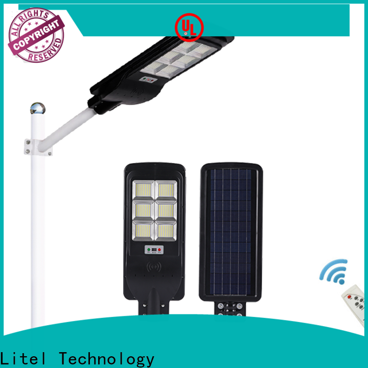 Litel Technology control solar powered street lights inquire now for porch