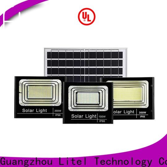 Litel Technology low cost best outdoor solar flood lights for garage