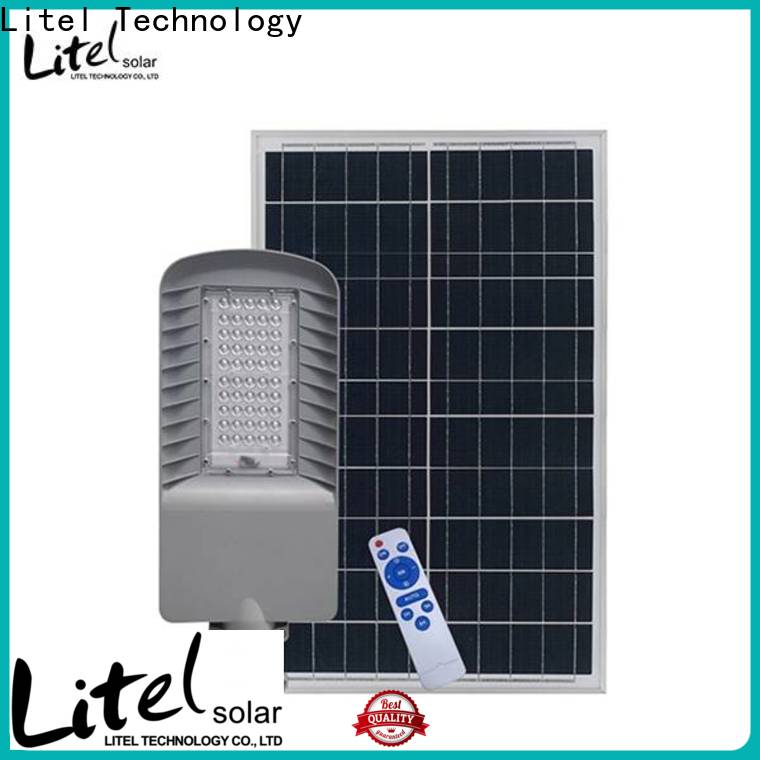 Litel Technology wireless solar led street light fixture hot sale for project