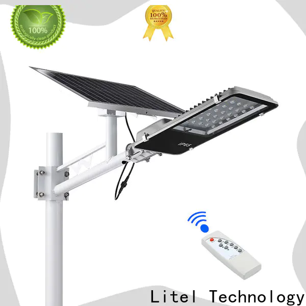 Litel Technology wireless solar led street light fixture at discount for garden