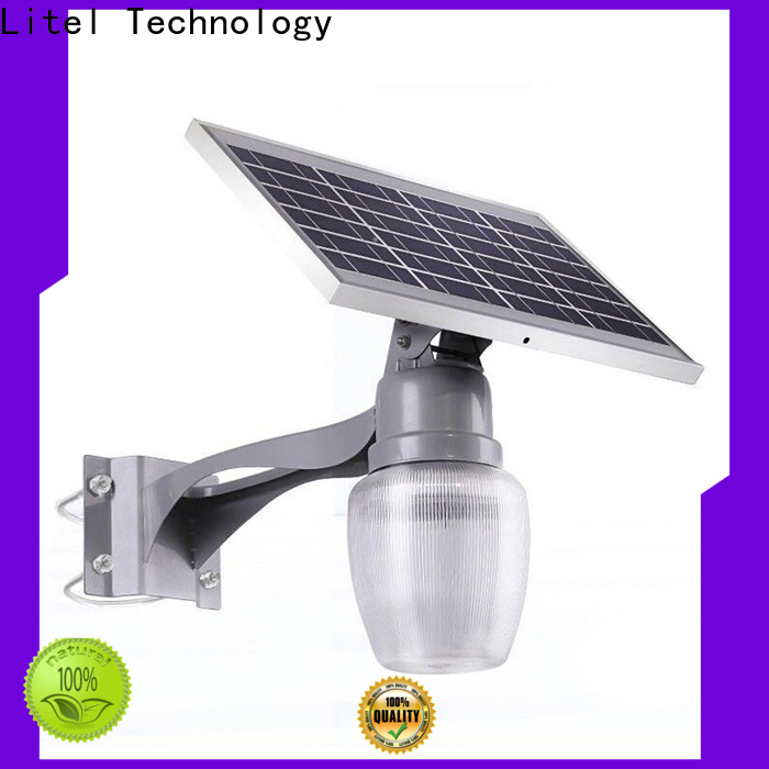 wireless solar led garden light lights pole for gutter