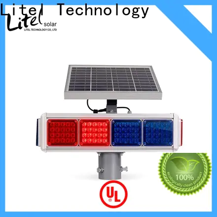 Litel Technology portable solar led traffic lights hot-sale for warning