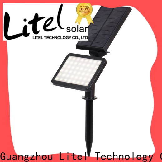 Litel Technology spot solar powered garden lights pole for gutter