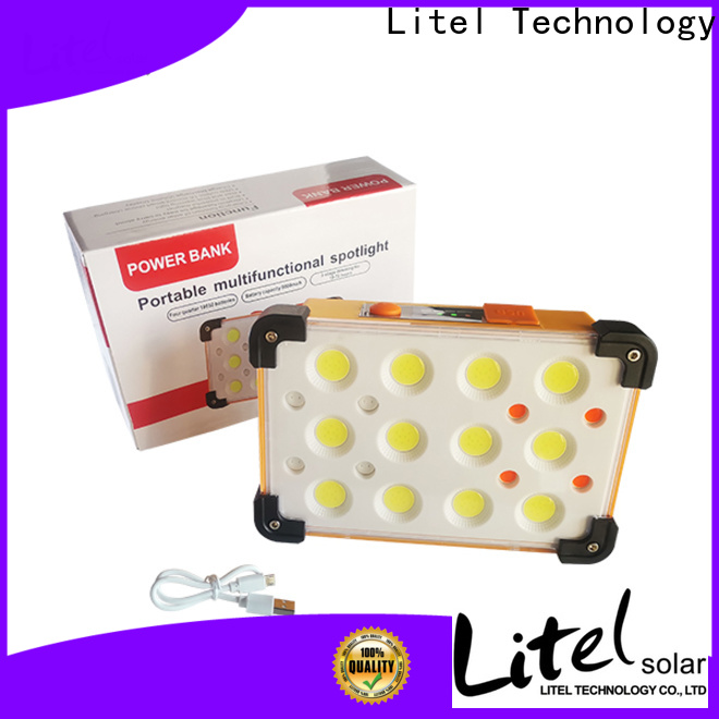 Litel Technology remote control solar flood lights bulk production for factory
