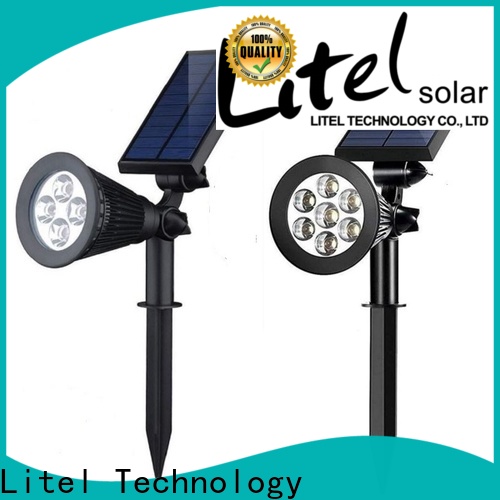 Litel Technology waterproof bright solar garden lights security for gutter