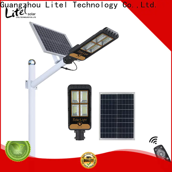 wall mounting solar street lighting system energy-saving sensor remote control for patio