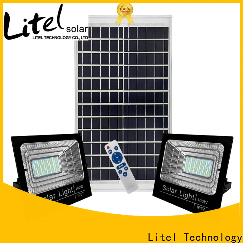 Litel Technology low cost solar flood lights outdoor by bulk for workshop