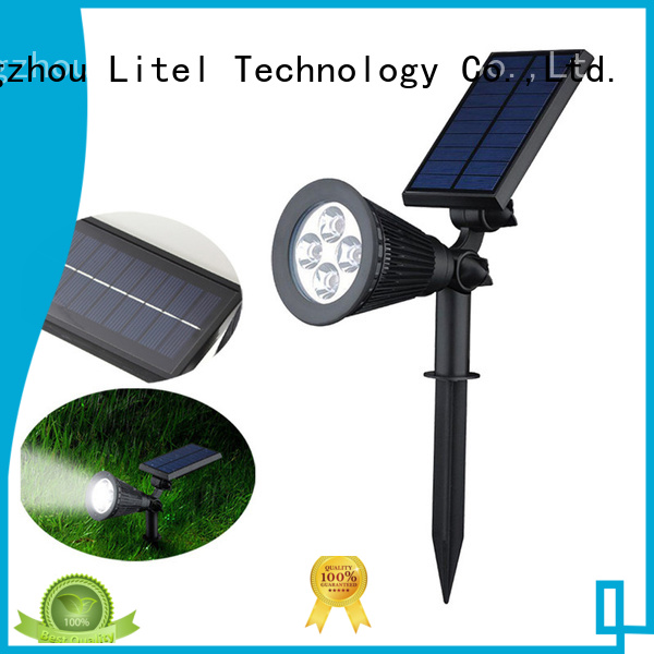 Litel tecnologia montada na parede luminosa luzes de jardim solar piscando para local de pouso