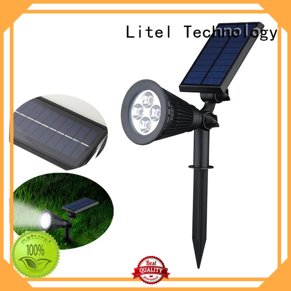 Litel Technology Power Panel Solar Garden Lights Power Para Césped