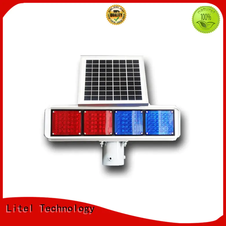 Litel Technology custom solar powered traffic lights at discount for warning