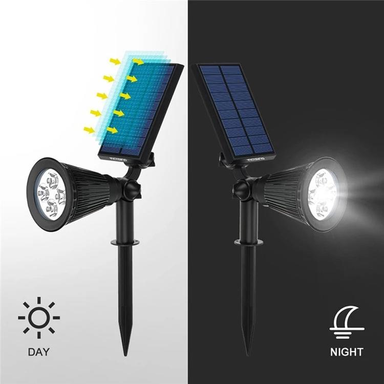 Heißer Verkauf 5.5V ABS Outdoor LED Solar Power Rawn Spot-Licht