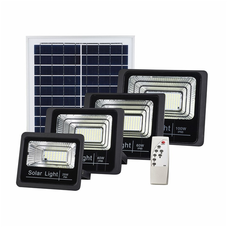 वेयरहाउस के लिए सर्वश्रेष्ठ गुणवत्ता सौर बाढ़ रोशनी आउटडोर रिमोट कंट्रोल थोक उत्पादन