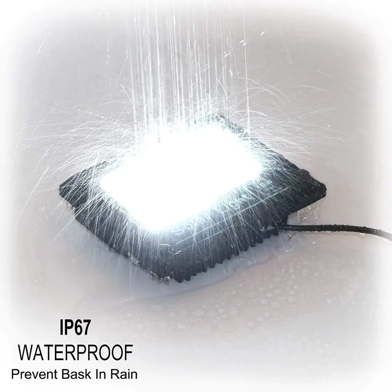 IP67 Alloy aluminum solar flood light with LED bulb for the indoor