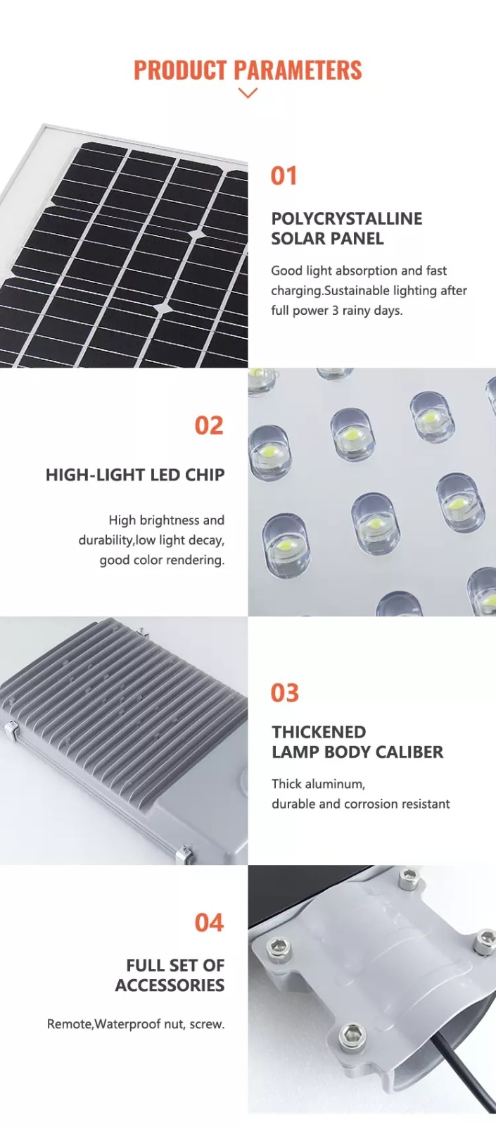 Solar Led Street Light Fixture Gorąca Sprzedaż na ulicę