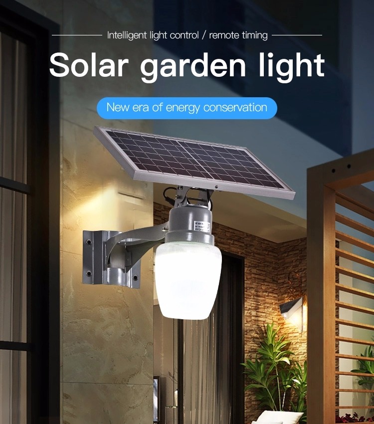 Litel Technology flickering bright solar garden lights pole for garden-1