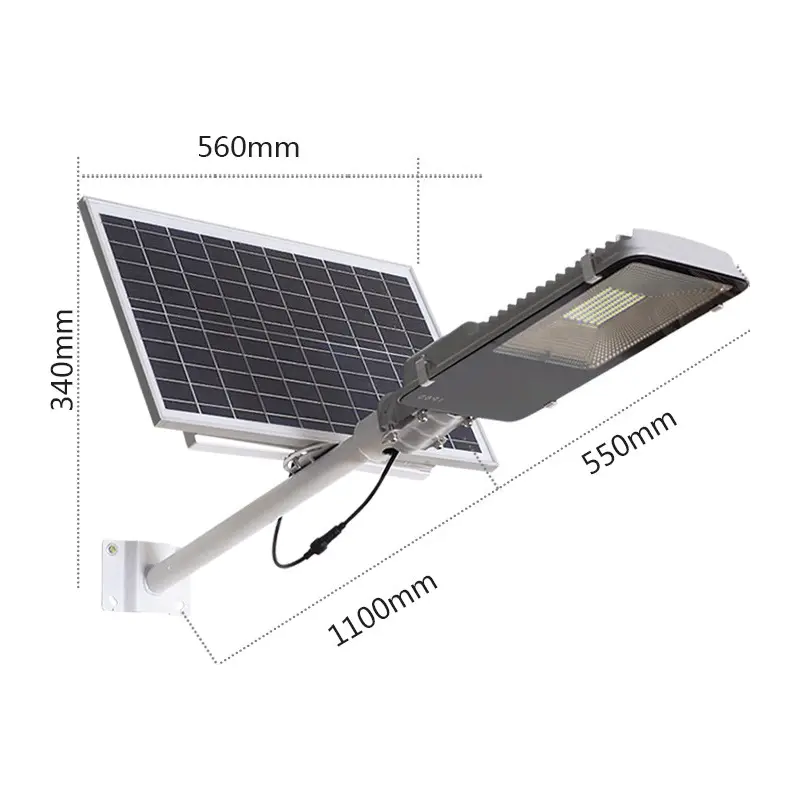 outdoor solar powered street lights residential popular at discount for warehouse