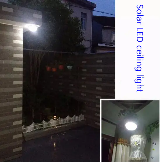 15w high brightness solar LED ceiling light