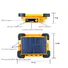 usb solar led traffic lights at discount for high way Litel Technology