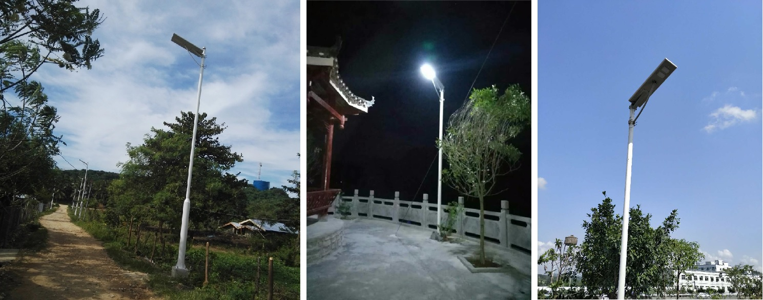 WIFI Integriertes 30W Solarstromsystem Alle in einem Solar-LED-Straßenlicht mit CCTV-Kamera