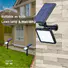 wireless solar panel garden lights porch abs for garden