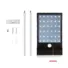 High bright 36 led solar motion activated solar wall light