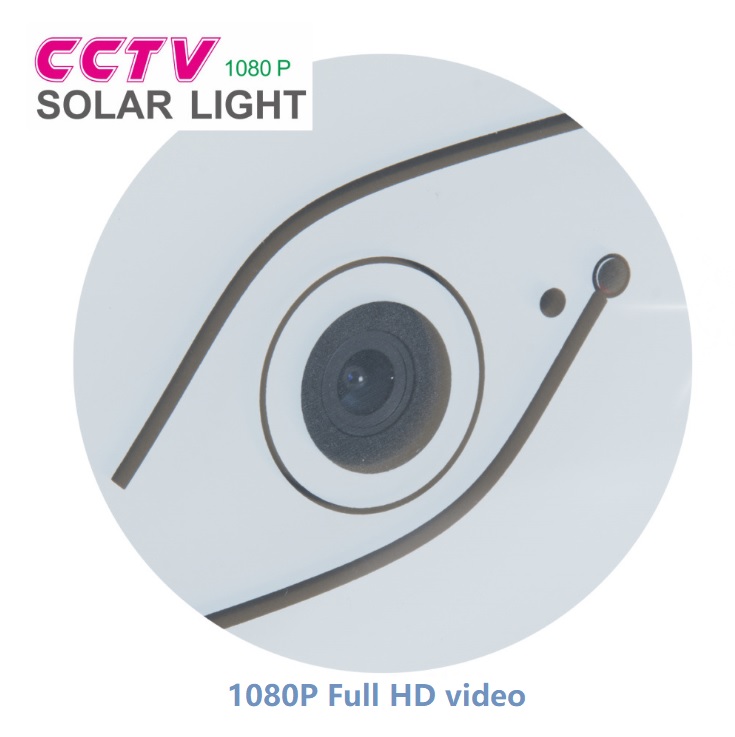 Wi-Fi Control Control CCTV Solar Plying Light Camera 150W