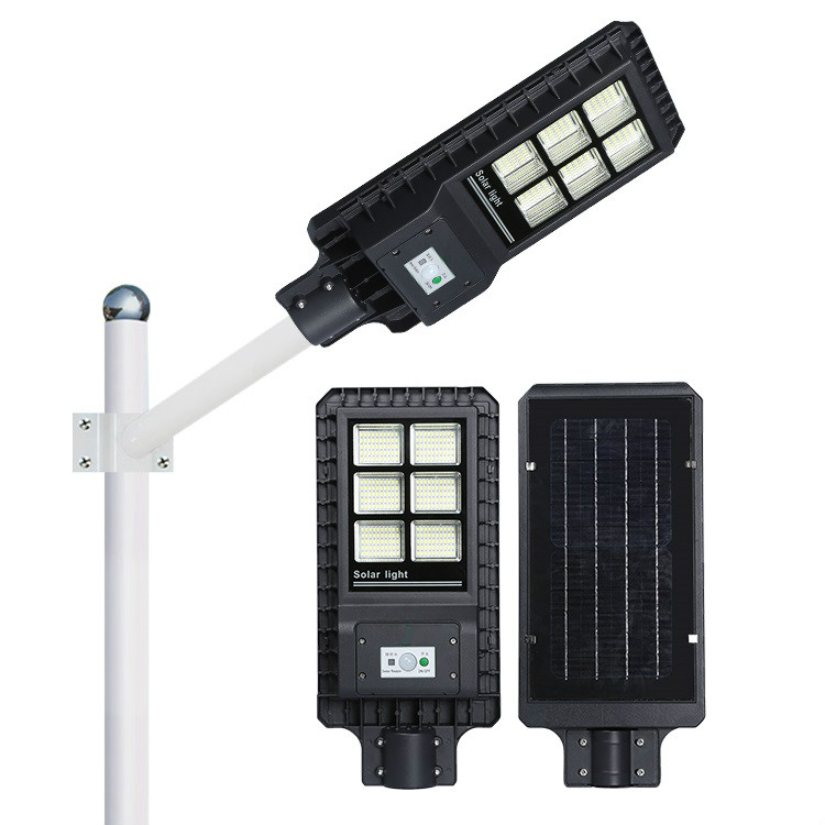 60w 120w 180w high brightness aluminum alloy all in one solar street light with remote controller and sensor