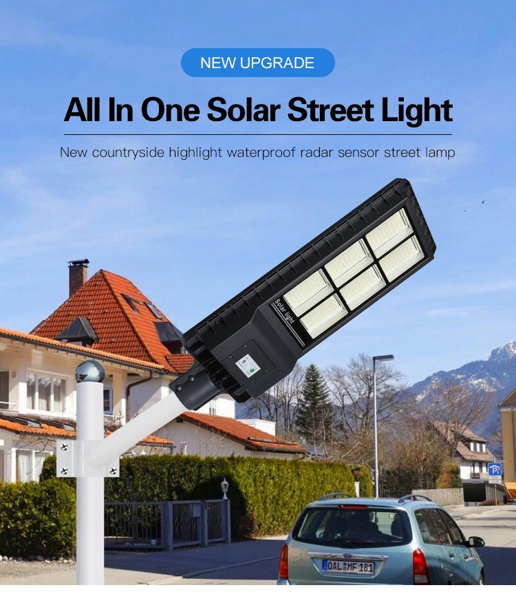 Beste Qualität Alle in einer Solar Street Light PWM jetzt bestellen für Veranda