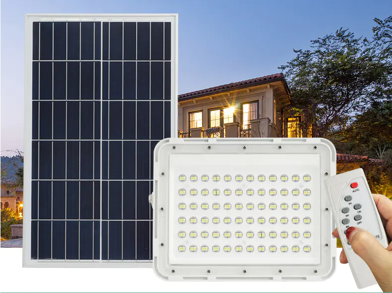 solar powered flood lights outdoor bulk production for garage Litel Technology