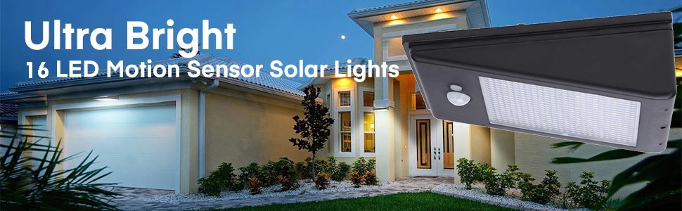Litel Technology Wandmontierte Outdoor-Sonnengarten-Lichterlampe für Landschaft-13