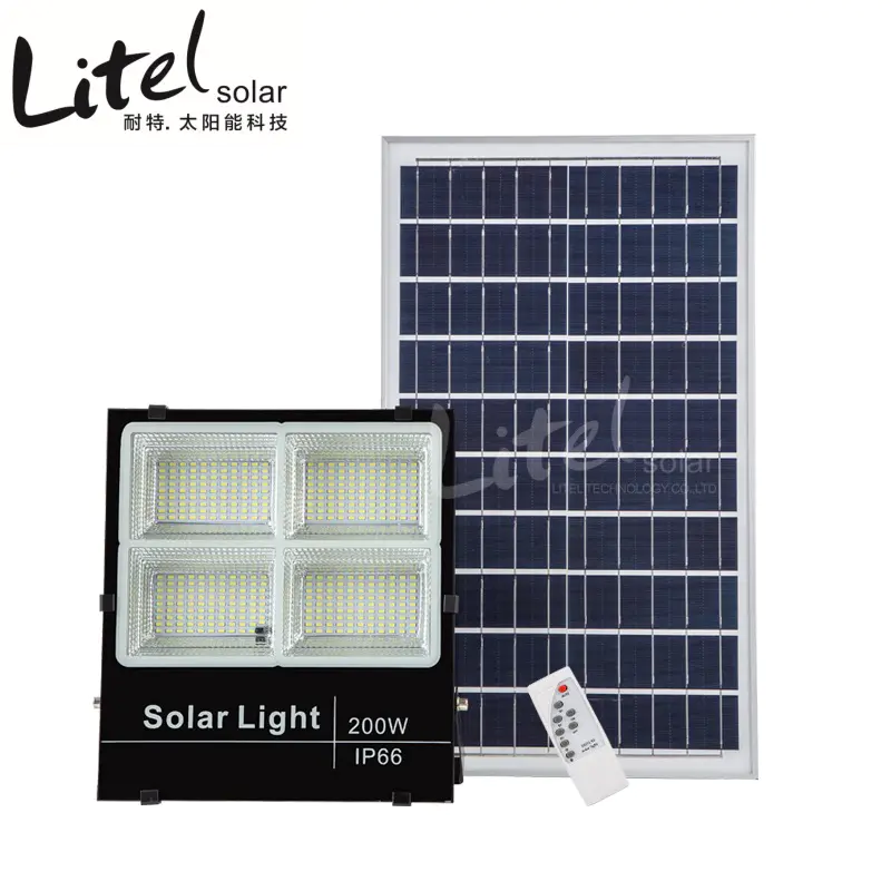 durable solar powered led flood light bulk production for garage Litel Technology