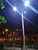 Peru ABS tudo em um projeto de luz de rua solar no parque