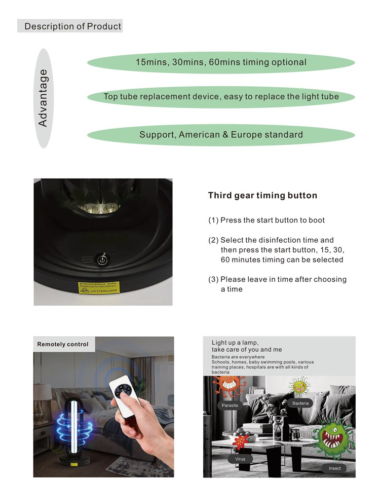 नसबंदी के लिए लिटेल प्रौद्योगिकी लोकप्रिय यूवी प्रकाश Sanitizer-10