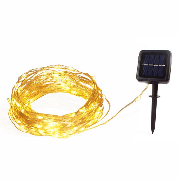 Baterai Dioperasikan Lampu Tenaga Surya LED String Light Untuk Natal