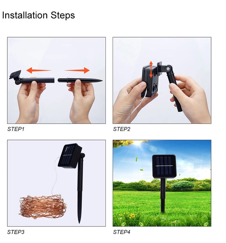 थोक प्रौद्योगिकी के लिए लिटेल प्रौद्योगिकी लोकप्रिय सजावटी उद्यान प्रकाश आसान स्थापना-10