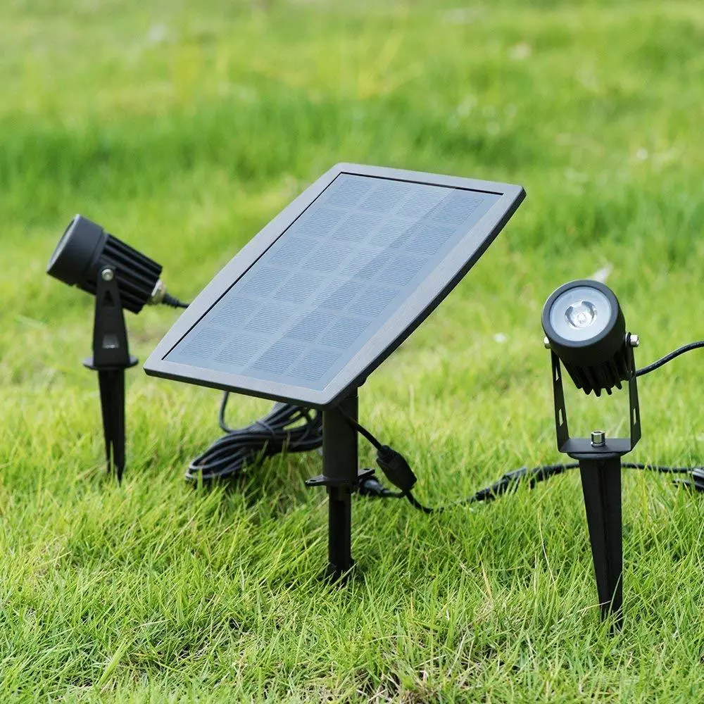 Litel Teknoloji Kablosuz Güneş Bahçesi Duvar Işıkları Güç Oluklar