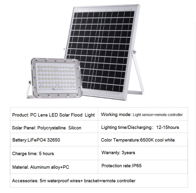 Litel Technology remote control best outdoor solar flood lights for porch-3