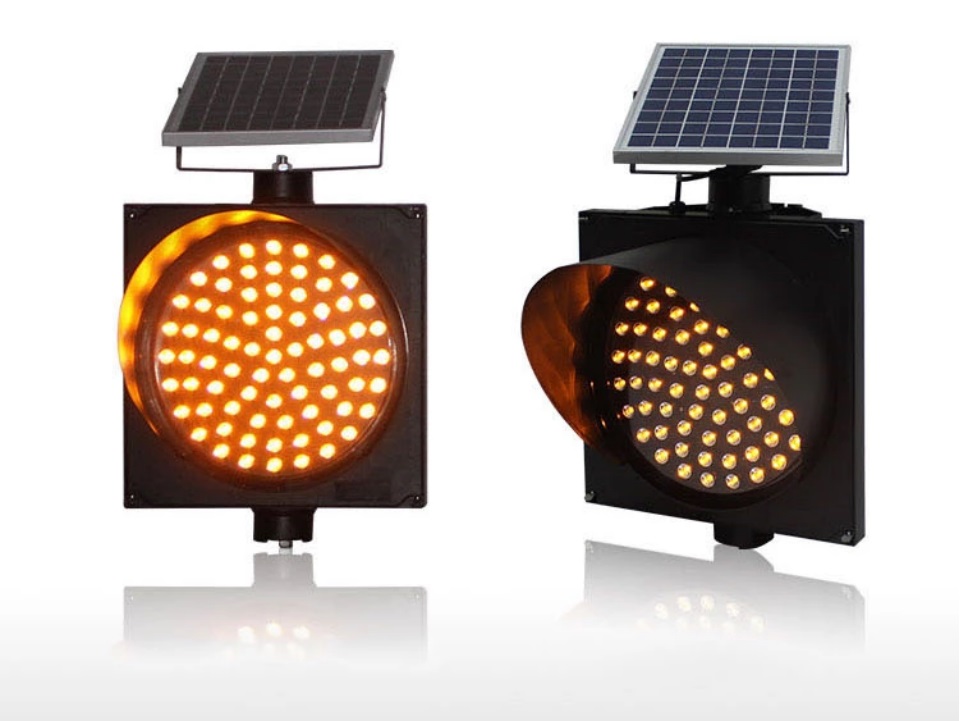 solar powered traffic lights hot-sale for warning