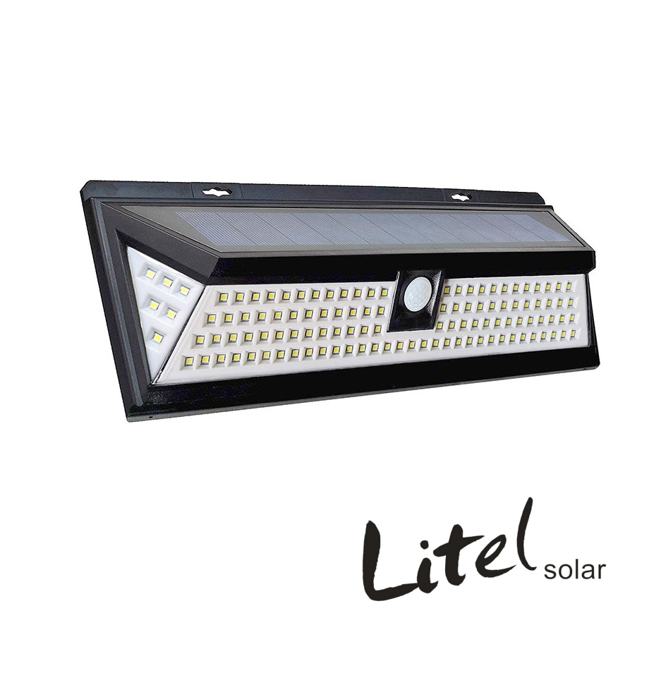 118リールPIRモーションライトセンサー調光可能LED太陽壁ガーデンライト