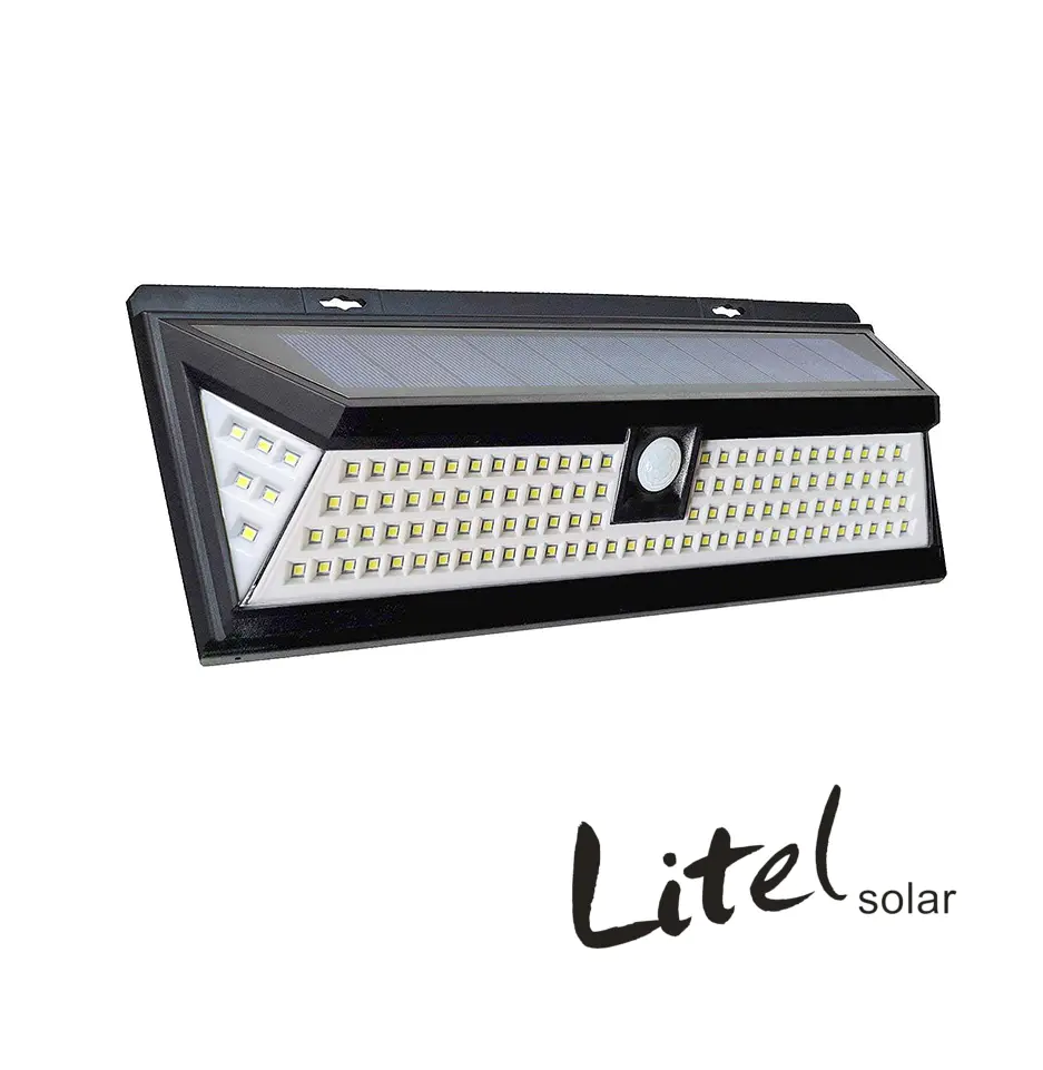 118lLED PIR motion light sensor dimmable  LED Solar wall garden Light