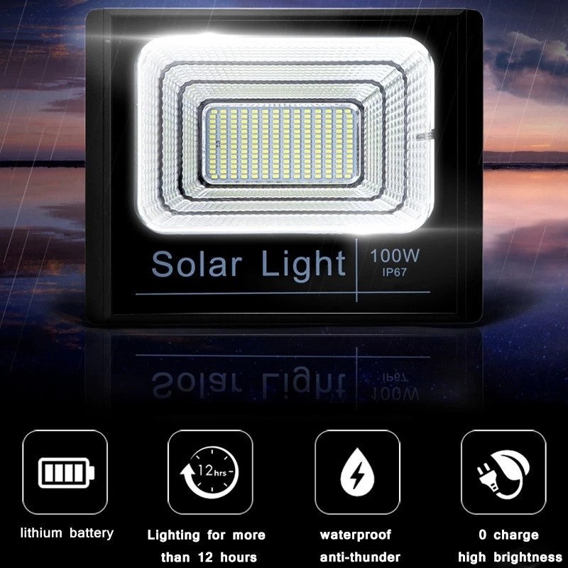 Litel Teknolojisi Güneş LED Taşkın Işık Şimdi Veranda İçin Soru