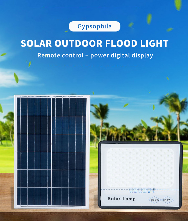 competitive price solar powered flood lights remote control inquire now for warehouse