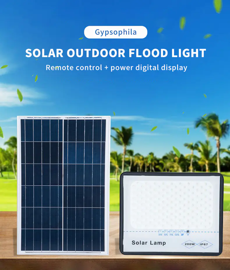 reasonable price solar flood lights remote control bulk production for workshop