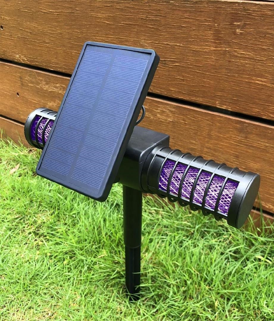 waterproof solar led garden lights abs abs for gutter-1