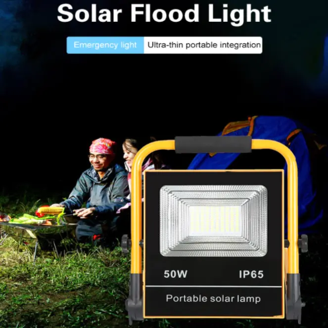 Integriertes Solar-tragbares Hochwasser / Spot-Licht mit USB-Ladeanschluss
