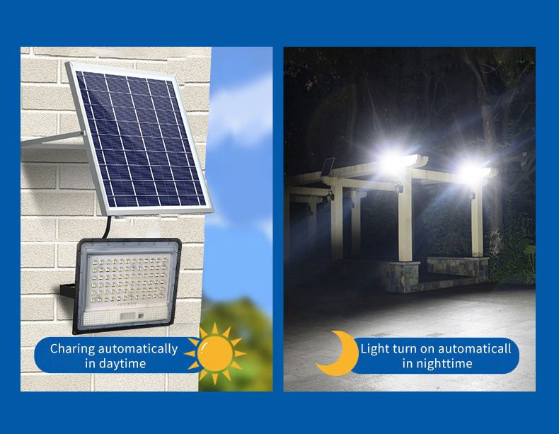 Litel teknolojisi dayanıklı güneş sel ışıkları garaj için açık