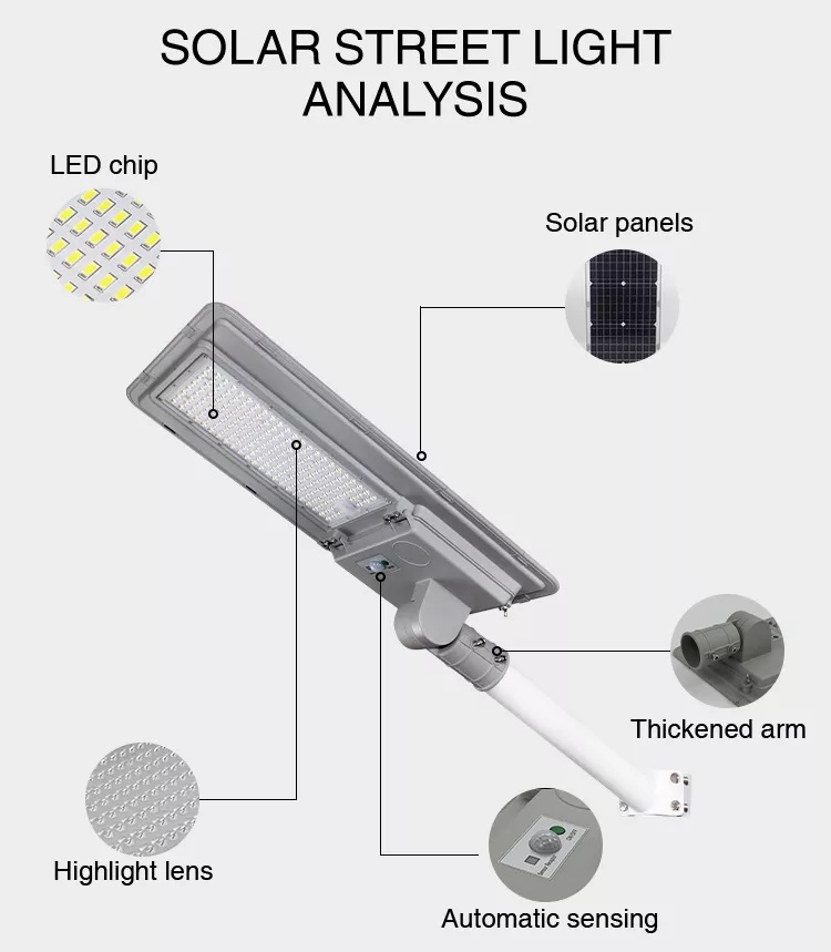 Najlepsza jakość Wszystkie w One Solar Street Light Solar zamówienie teraz do fabryki