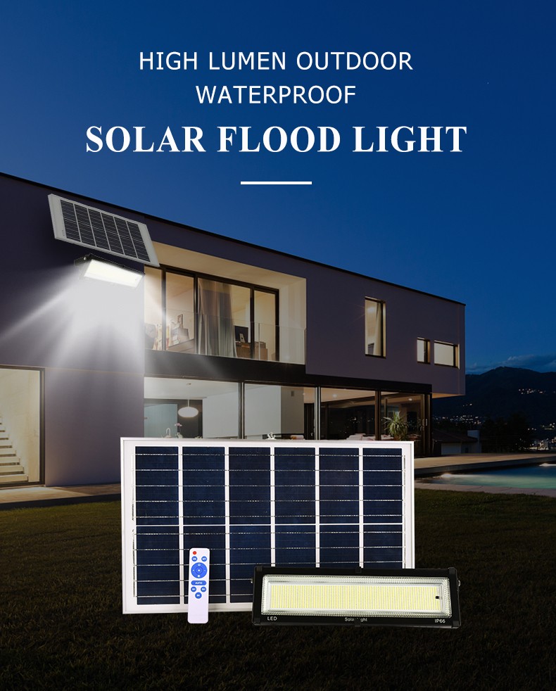Litel Technology solar powered flood lights for barn