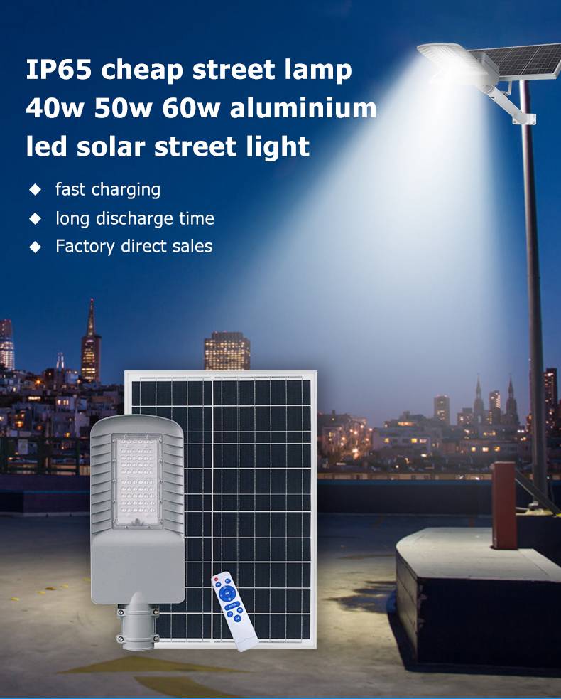 Litel Technology wireless 18 watt solar led street light custom for project